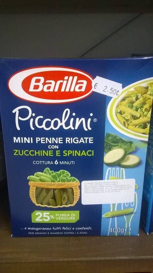 Piccolini - Mini Penne Rigate con Zucchine e Spinaci - MammacheTest