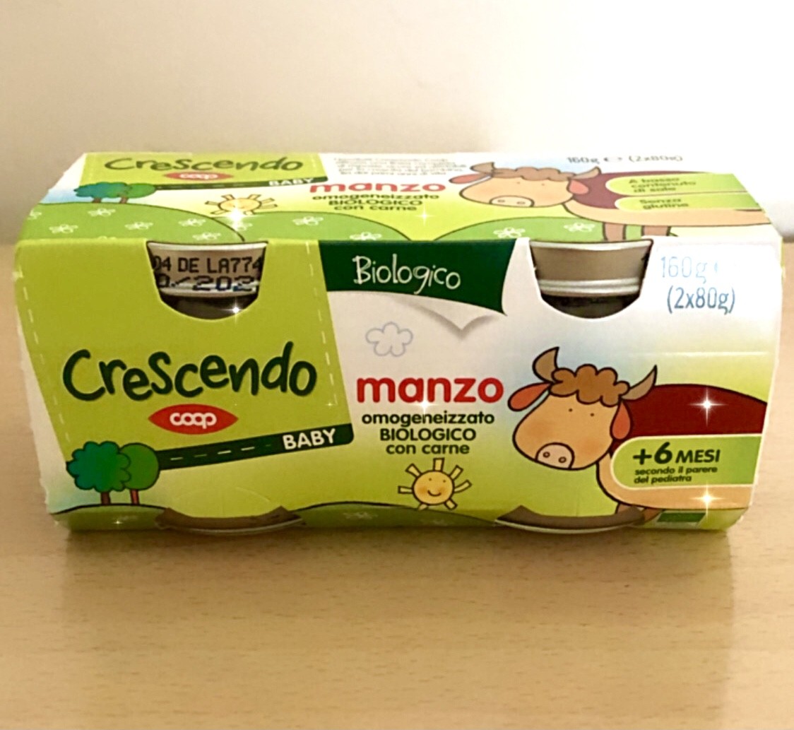 Omogeneizzato Biologico con Carne - Manzo - MammacheTest