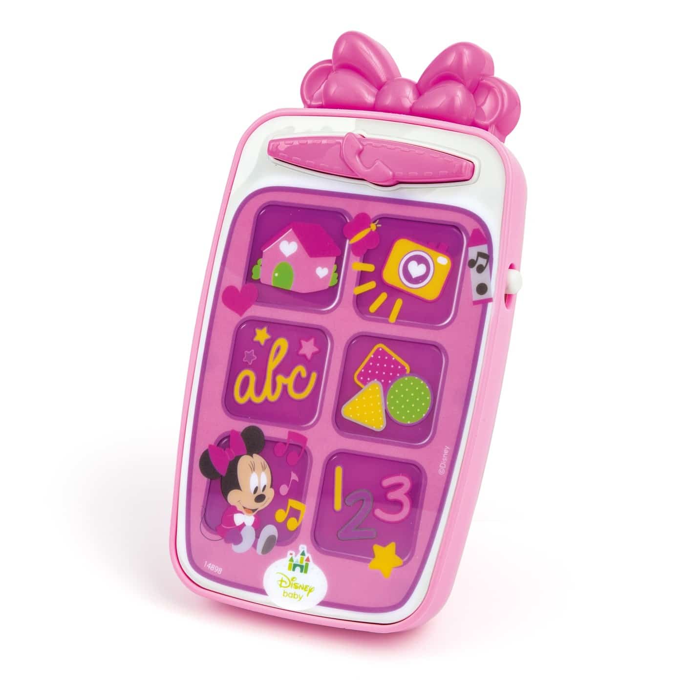 gioco baby minnie smartphone telefono giocattolo per bambini infanzia  clementoni