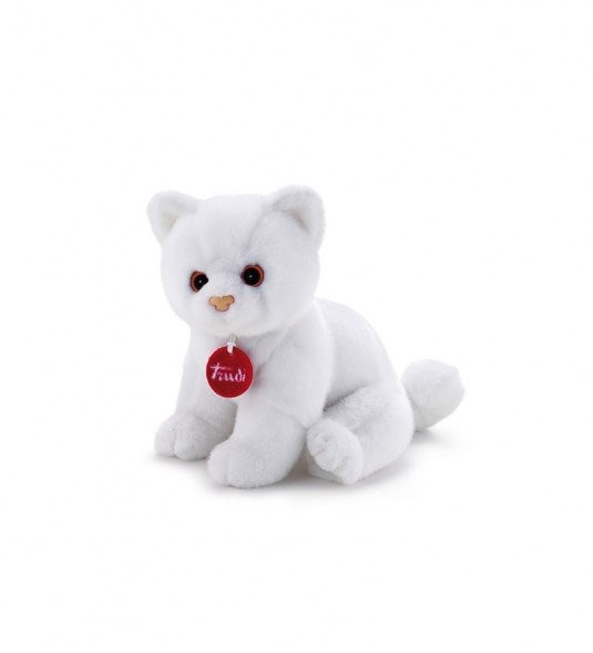 peluche gattino Brad bianco