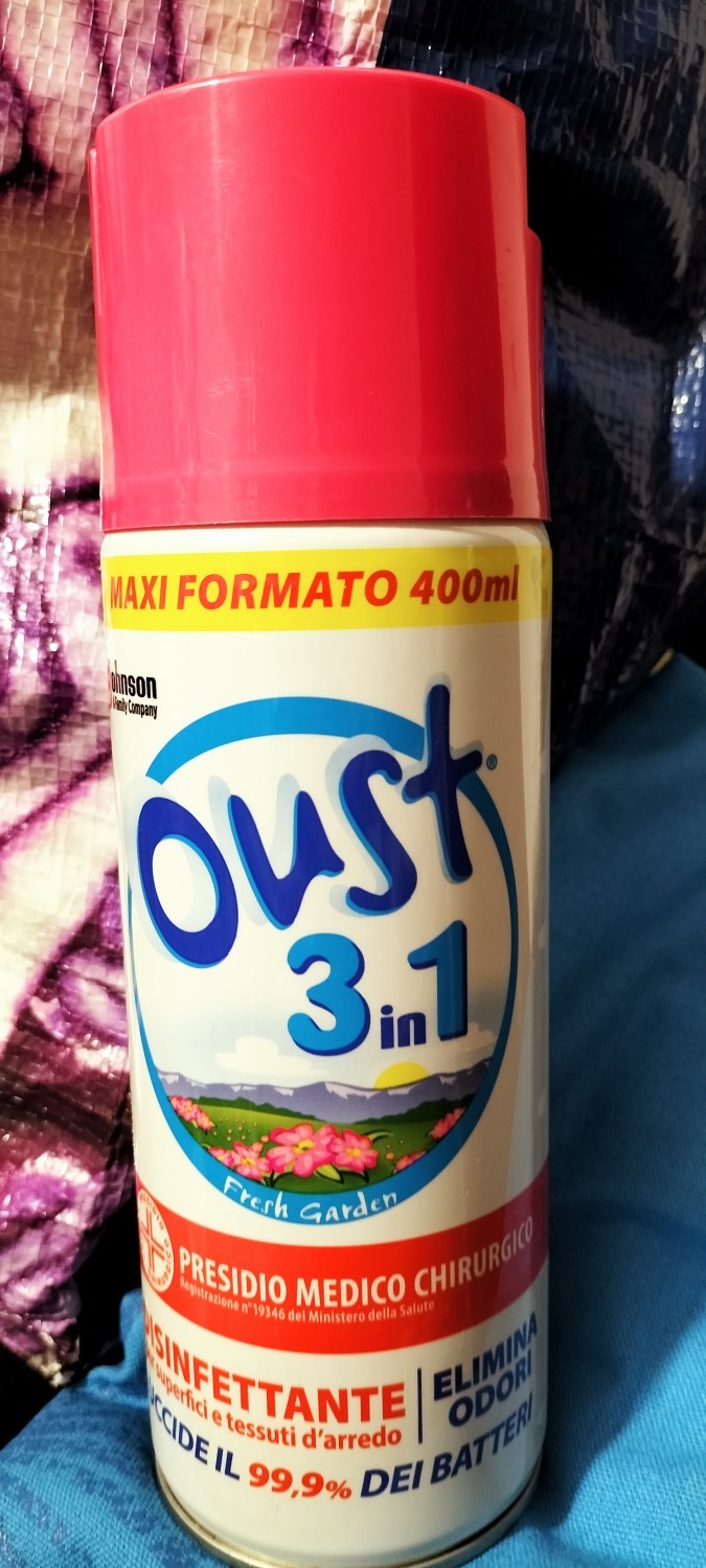 Oust 3 In 1 Deodorante E Disinfettante Per Ambienti 400ml