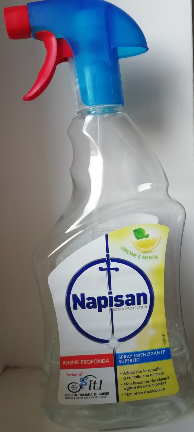Napisan Spray Igienizzante Superfici Limone e Menta - 750ml