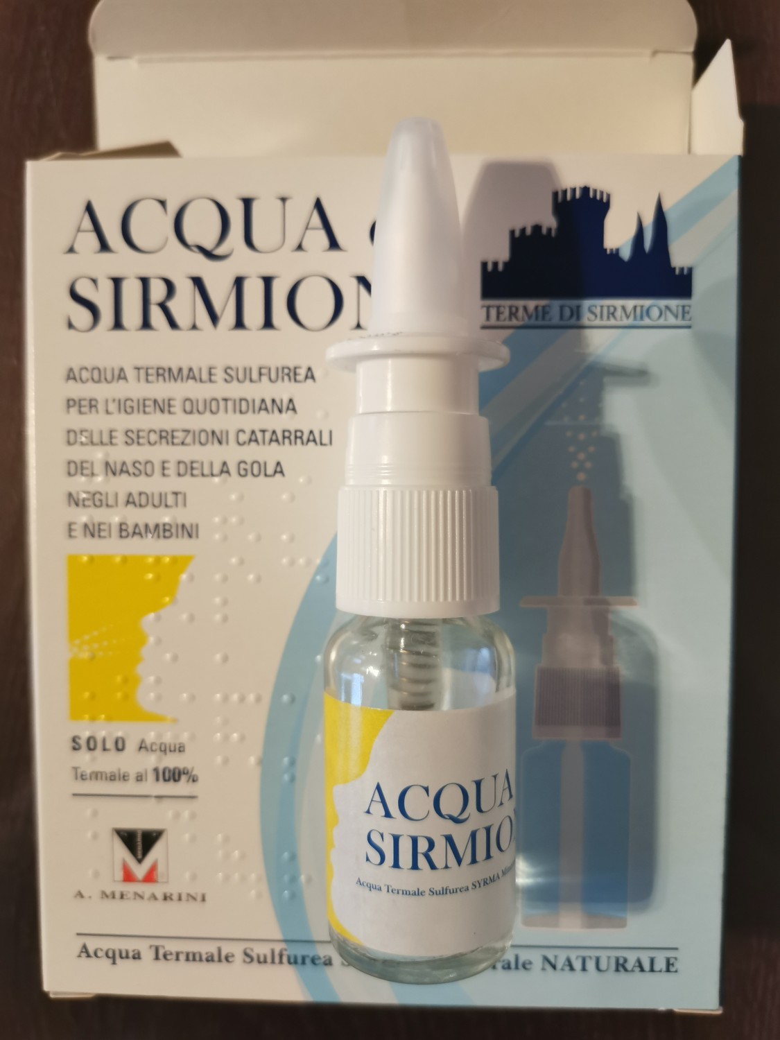 Acqua di Sirmione seleziona 200 tester per il proprio spray nasale