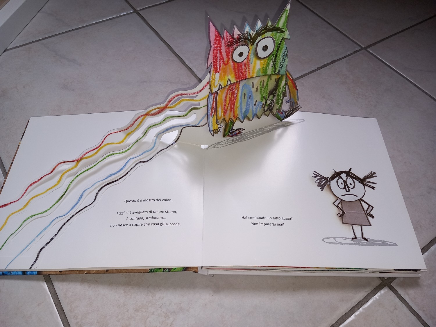 Il mostro dei colori. Giallo allegria - Libro Gribaudo 2017, Giochi  creativi