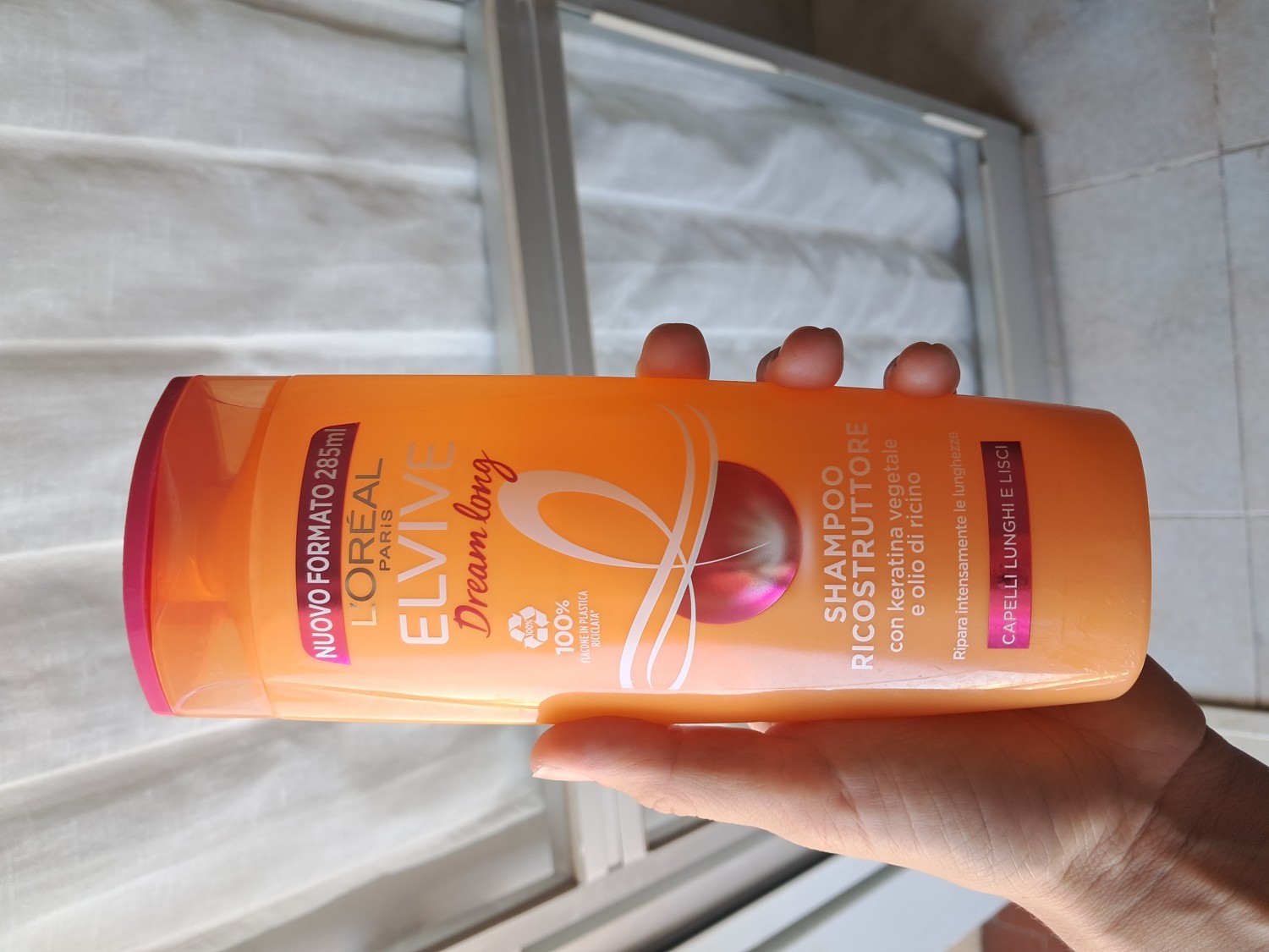 L'Oréal Paris Shampoo Elvive Dream Long, Per Capelli Lisci, 285 ml