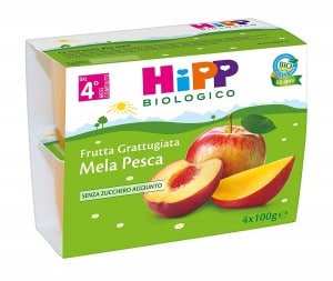 Mela Pesca Frutta Grattugiata