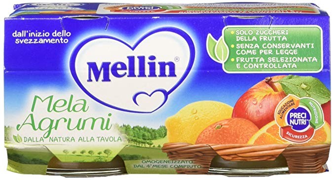 Omogeneizzato di Mela e Agrumi